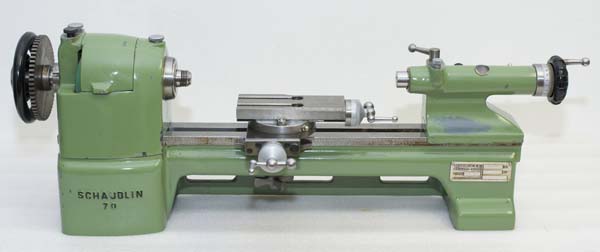 Фото прецизійного часового токарного верстата Schaublin-70